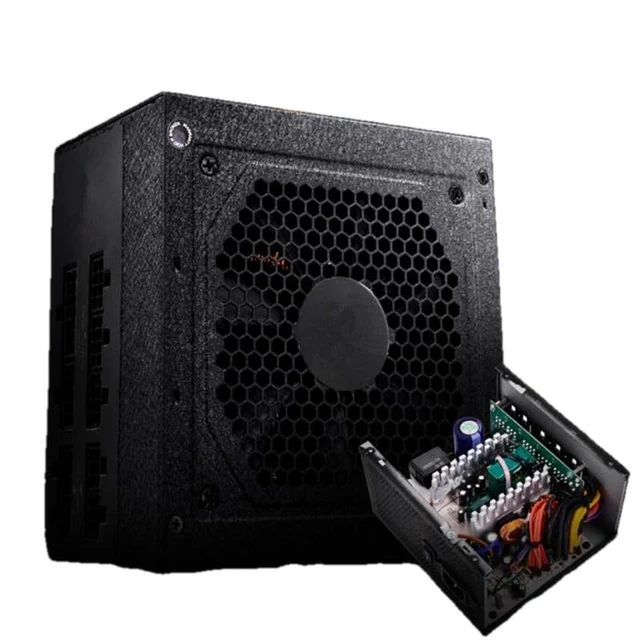Alt view image 4 of 6 - PSU for ATX 2080Ti Full Module 80plus Bronze Desktop Computer Power Supply 600W Power Supply DA600-M