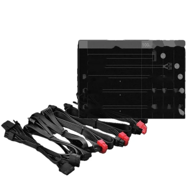 Alt view image 5 of 6 - PSU for ATX 2080Ti Full Module 80plus Bronze Desktop Computer Power Supply 600W Power Supply DA600-M