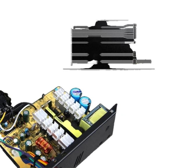 Alt view image 4 of 6 - PC PSU for Gold Empery and CPU Rated Power 200W Peak Power 400W Desktop Computer Supply ATX-P4-400W