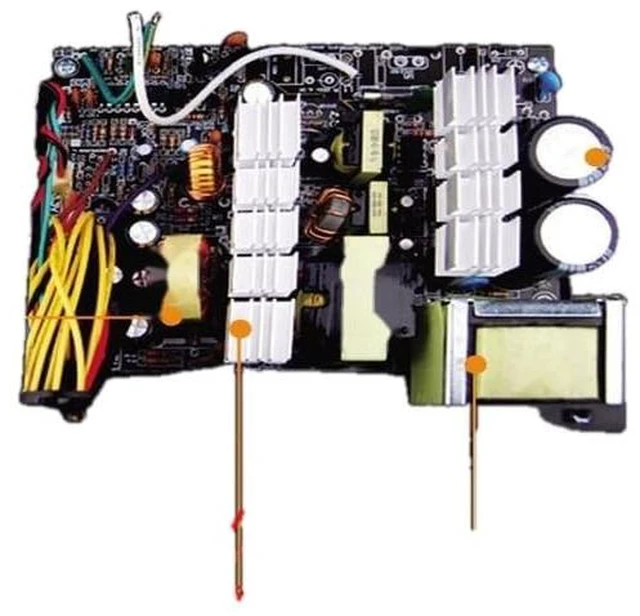 Alt view image 3 of 6 - PC PSU for Gold Empery GPU Silence Rated Power 230W Peak Power 450W Desktop Computer Power Supply ATX-P4-450W