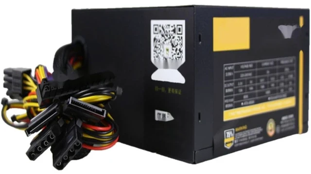 Alt view image 6 of 6 - PC PSU for Gold Empery GPU Silence Rated Power 230W Peak Power 450W Desktop Computer Power Supply ATX-P4-450W
