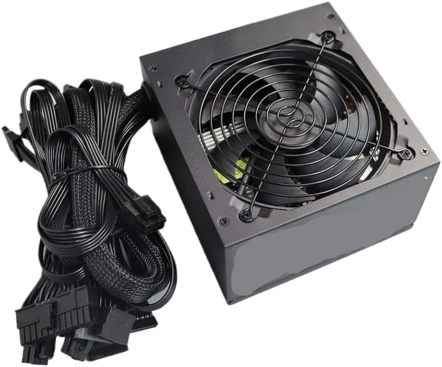 Alt view image 2 of 7 - 800W ATX Desktop Power Supply Compatible with PC Gamer Mining Systems