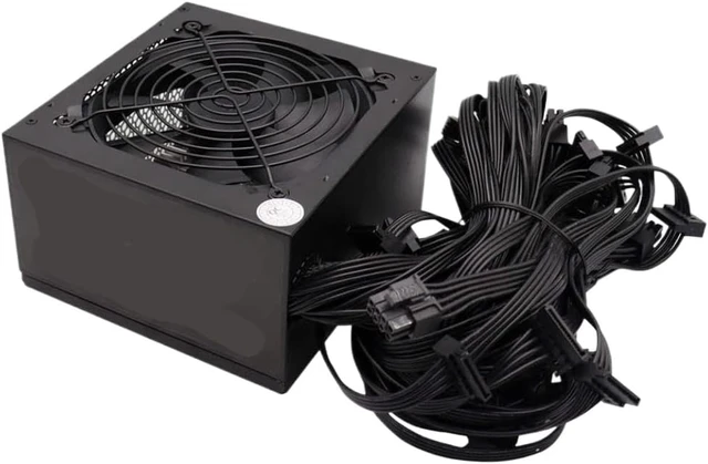 Alt view image 5 of 7 - 800W ATX Desktop Power Supply Compatible with PC Gamer Mining Systems