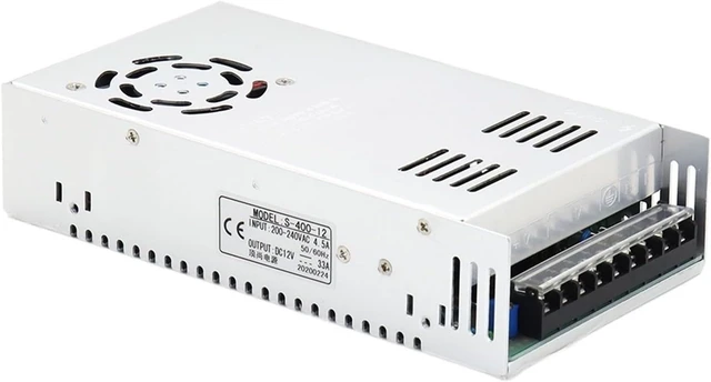 Alt view image 3 of 4 - Switching Power 400W Switch Power Supply S-400W Input 110V / 220V Output DC 12V 36V 48V 60V 110V 220V(S-400-24V 16.6A)