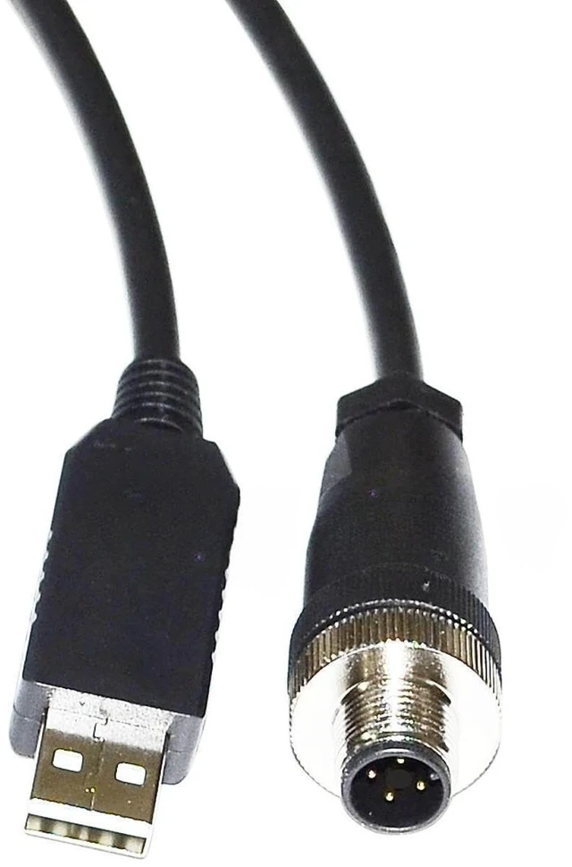 Alt view image 4 of 4 - USB to 4-Pin M12 Aviation Cable, 1.8m, for Pfeiffer HIPACE Vacuum Pump RS485 Communication (4-pin Male Connector)