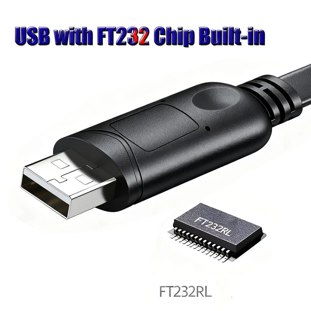 Alt view image 3 of 7 - USB to RS485 Converter RJ45 Adapter Serial Cable for Seplos PUSUNG Series SUTEN Smart BMS Connection, Built-in FT232 IC (1.8m/6ft) (Pack of 2)
