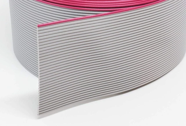 Alt view image 4 of 4 - Pc Accessories - 100 Feet Roll 34 Pins IDC Type Flat Ribbon Cable, 34P Wire, 34 Conductors for 2.54mm 0.1" IDC Connectors,