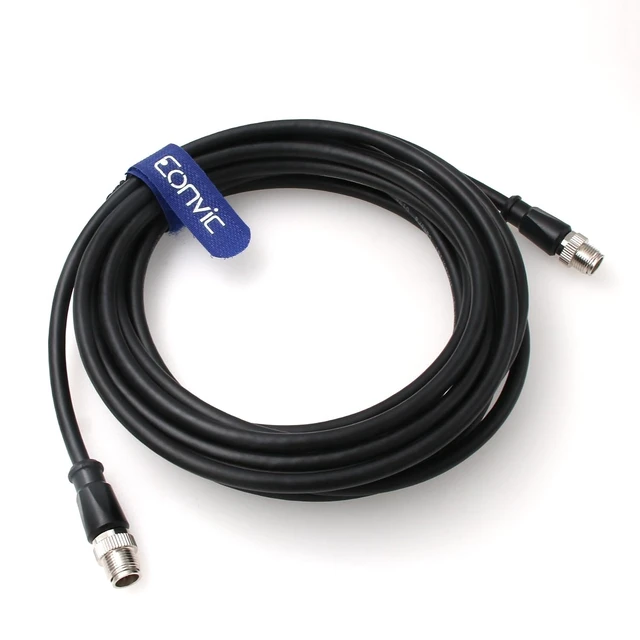 Alt view image 4 of 4 - M12 Ethernet Cable X-Code 8 Pin Male to 8 Pin Male Cat6A High Flex Shielded Industrial Gigabit for Cognex in-Sight 9000 DataMan 470/580 (3M)