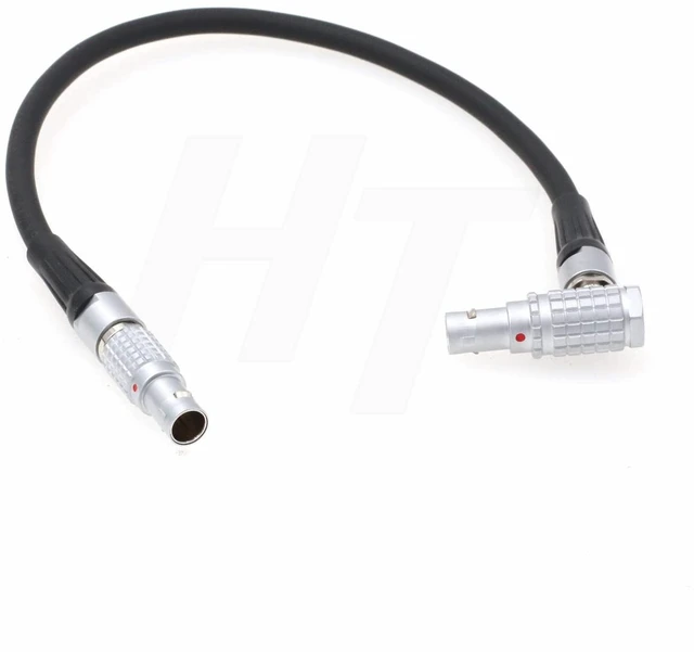 Main image of Preston MDR3 MDR4 Light Ranger 2 Serial Data Cable 4 pin Right Angle to 4 pin 30cm