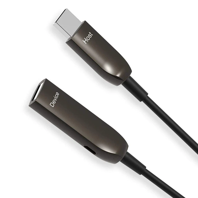 Alt view image 3 of 3 - 33ft USB 3.0 AOC Fiber Optic Cable Cord A-Male to A-Female Active Extension Jumper, High Speed 5Gbps Data Transfer, Use with Play Station, Xbox, Card Reader, Printer, Hard Drive
