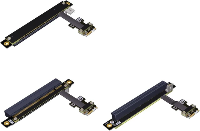 Main image of ADT-Link M.2 Key A.E. to PCIe x16 Extension Cable for PCIe x16 Video Graphics Card to M.2 A.E Extender (10cm, R53SF)
