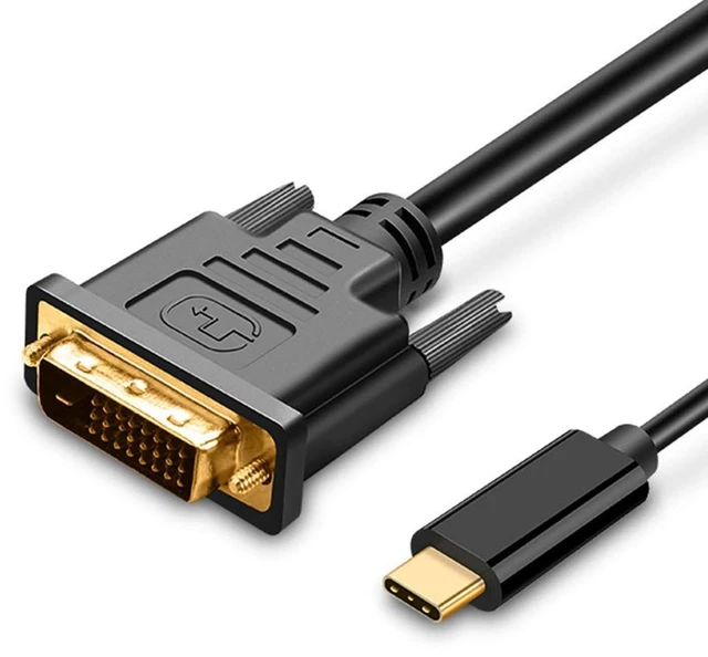 Main image of UPGROW USB-C to DVI Cable - 6FT, Supports 4K@30Hz, Compatible with MacBook Pro, Surface Book 2, Dell XPS 13, Galaxy S10, Monitors, Projectors