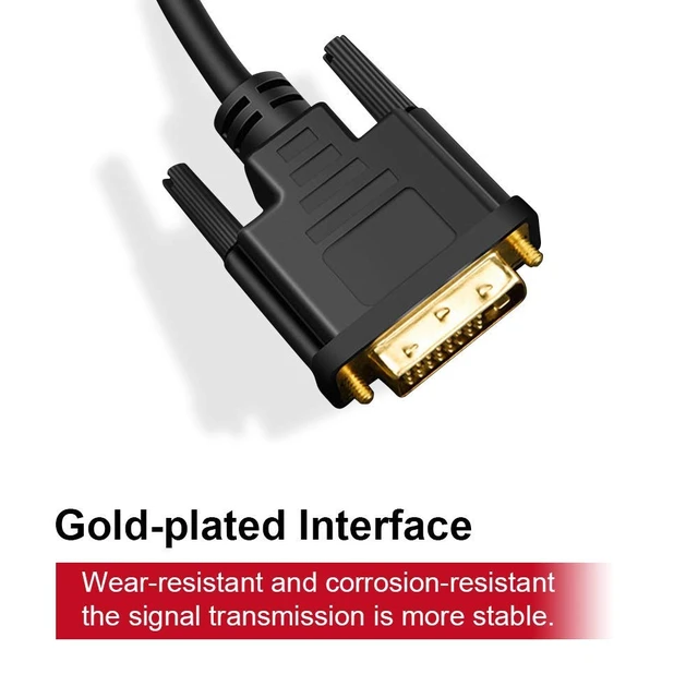 Alt view image 4 of 7 - UPGROW USB-C to DVI Cable - 6FT, Supports 4K@30Hz, Compatible with MacBook Pro, Surface Book 2, Dell XPS 13, Galaxy S10, Monitors, Projectors