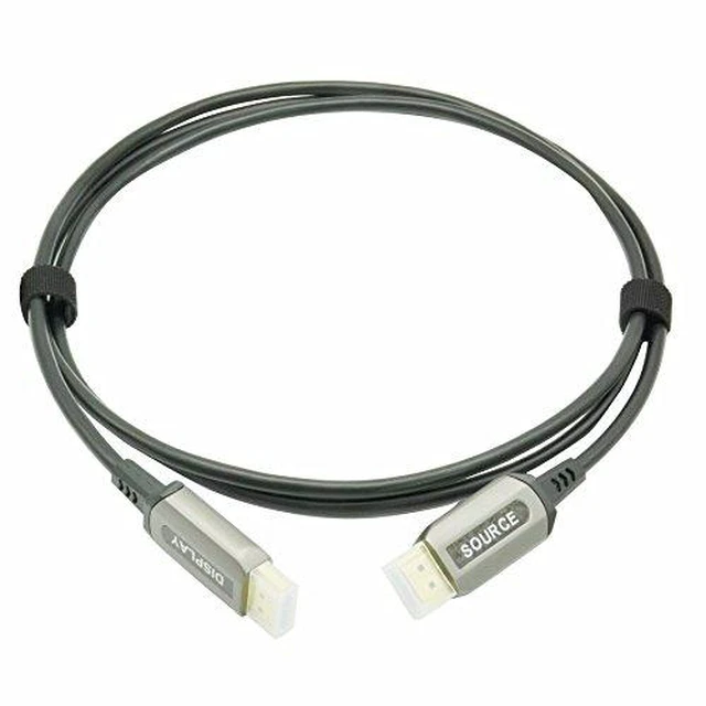 Alt view image 3 of 3 - 50 Feet 15meters AOC HDMI Fiber Cable Light High Speed 18.2 Gbps 4K at 60Hz HDMI 2.0 Subsampling 4:4:4 Fiber Optical