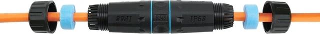 Alt view image 3 of 6 - Equip 221172 Cat.6A RJ45 Outdoor Inline Coupler