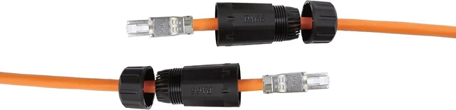 Alt view image 5 of 6 - Equip 221172 Cat.6A RJ45 Outdoor Inline Coupler