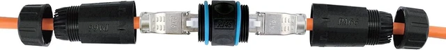Alt view image 6 of 6 - Equip 221172 Cat.6A RJ45 Outdoor Inline Coupler