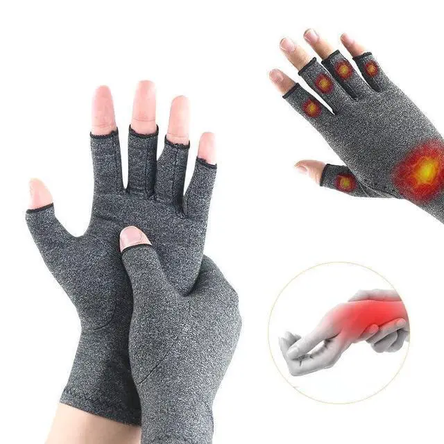 Alt view image 4 of 6 - Fingerless Gloves For Women Men Breathable Soft Half Finger Glove Spandex Blend Comfortable Fit Moisture Wicking for Sport (Pink, M)