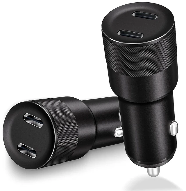 Main image of USB?C Car Charger 2?Pack 60W Dual Fast Charging Cigarette Lighter Adapter