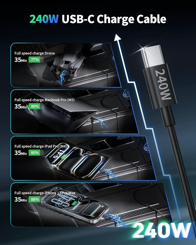 Alt view image 4 of 7 - iPhone Duo 18 Pro Max 17 16 Car Charger 3-Port 130W Fast USB C Car Charger