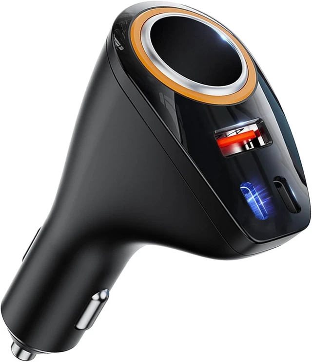 Main image of 4 in 1 USB C Car Charger 170W Multi USB Cigarette Lighter Adapter