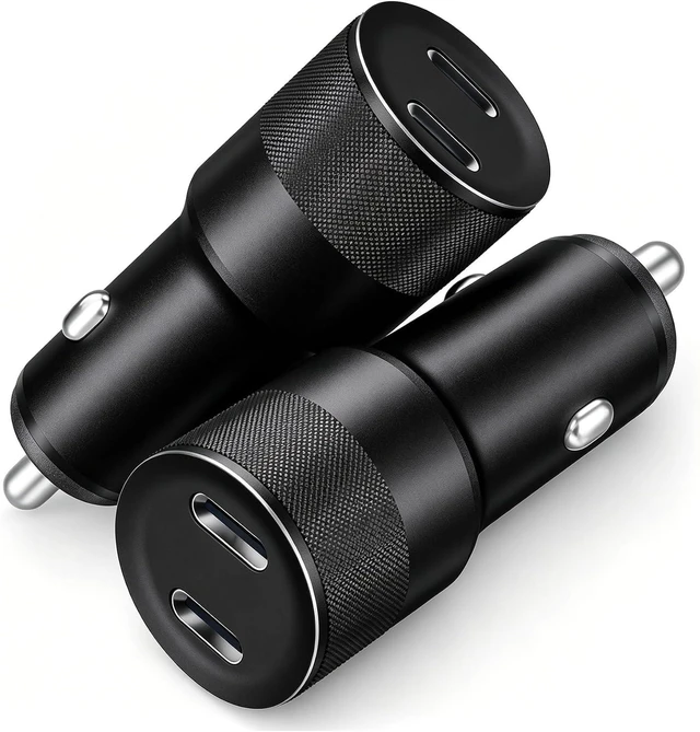 Main image of 2Pack USB C Car Charger 60W Dual Port Power Fast Car Phone Charger Adapter