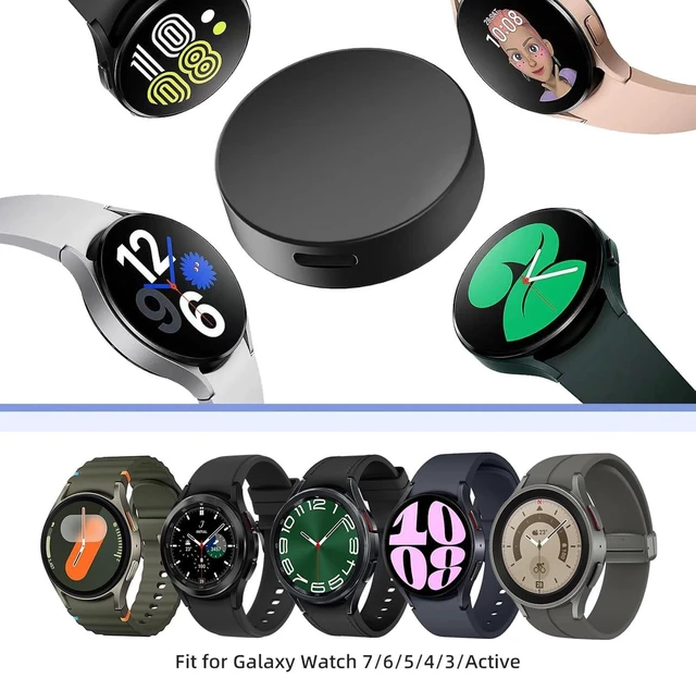 Alt view image 2 of 7 - Replacement Galaxy Watch 8/7/6/5/4/3/2 Magnetic Fast Charger Cable