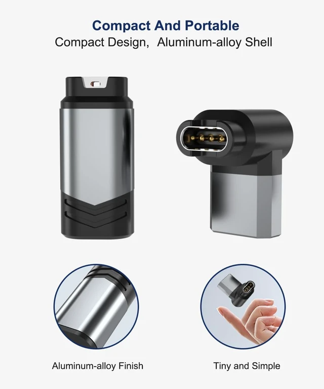 Alt view image 4 of 7 - USB C Charger Adapter for Garmin Watch Charger Cable 3Pack