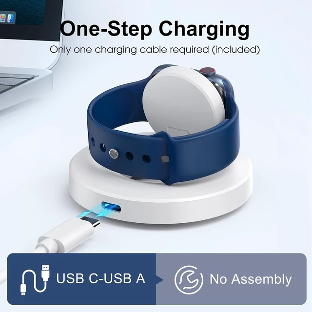 Alt view image 4 of 7 - Upgraded for Watch Charger Foldable Travel Fast Charging Dock