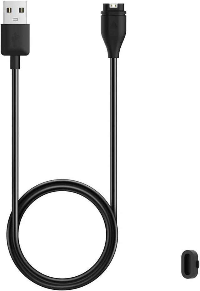 Main image of Charger for Garmin Vivoactive 6/5/4/4s/3 Replacement USB Charging Cable with Black Dust Plug for Garmin Watch(1)