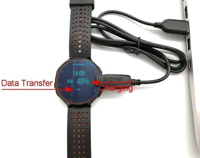 Alt view image 3 of 4 - 2Pack Charging Cable Compatible with Garmin Lily/Lily2not for Lily 2 Active/Approach S20/G10 Forerunner 235/35/64/230/630/645/645 Music/735XT/Vivomove HR Watch120cm+120cm