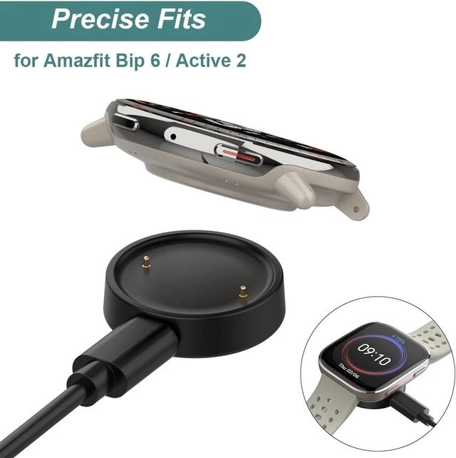 Alt view image 3 of 7 - Charger for Amazfit Bip 6 / Active 2 Smart Watch (3.3ft/1m)