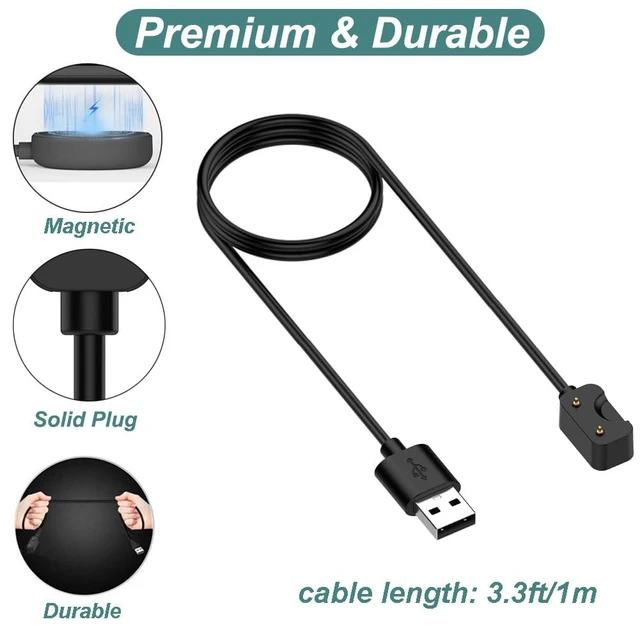 Alt view image 4 of 6 - Charger for Galaxy Fit 3 SM-R390 Fitness Watch (1.8ft/55cm)