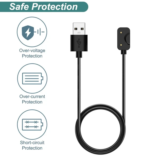 Alt view image 5 of 6 - Charger for Galaxy Fit 3 SM-R390 Fitness Watch (1.8ft/55cm)