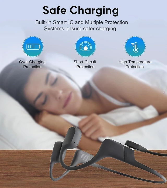 Alt view image 3 of 7 - Shokz Headphone Charger USB C Cable to Magnetic Charging Cord 2-Pack 3.3ft
