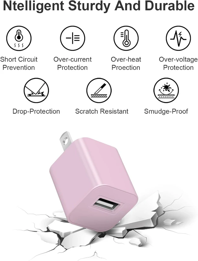Alt view image 5 of 7 - Fast Charger for Watch Charger 3.3FT USB A iWatch Charger Pink