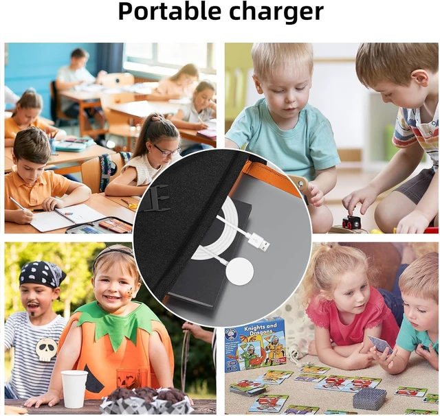 Alt view image 5 of 6 - Compatible with Gabb Watch 3/3e Charger Magnetic Charger with 3.18 FT USB Cable Smartwatch Accessories (White)