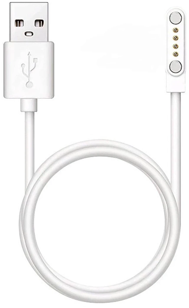 Main image of Kids Smart Watch Charger Magnetic SmartWatch Accessories Charger Cable 4 Pin Cord spacing 7.62 mm for Children SmartWatches Fitness Tracker 2G 4G smartwatches Universal