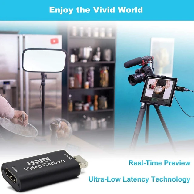 Alt view image 4 of 6 - BlueAVS 4K HDMI to USB Capture Card, 1080P@60Hz, Live Streaming & Recording
