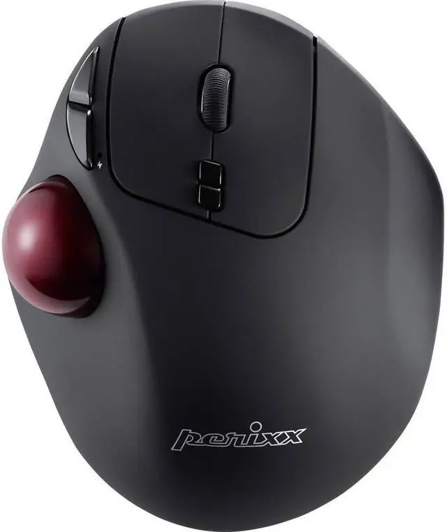 Alt view image 4 of 7 - Perixx11568 Perimice-717 Wireless Trackball Mouse, Build-in 1.34 Inch Trackball with Pointing Feature, 5 Programmable Buttons, 2 DPI Level, Black