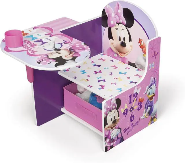 Main image of Delta Children Chair Desk With Storage Bin, Disney Minnie Mouse