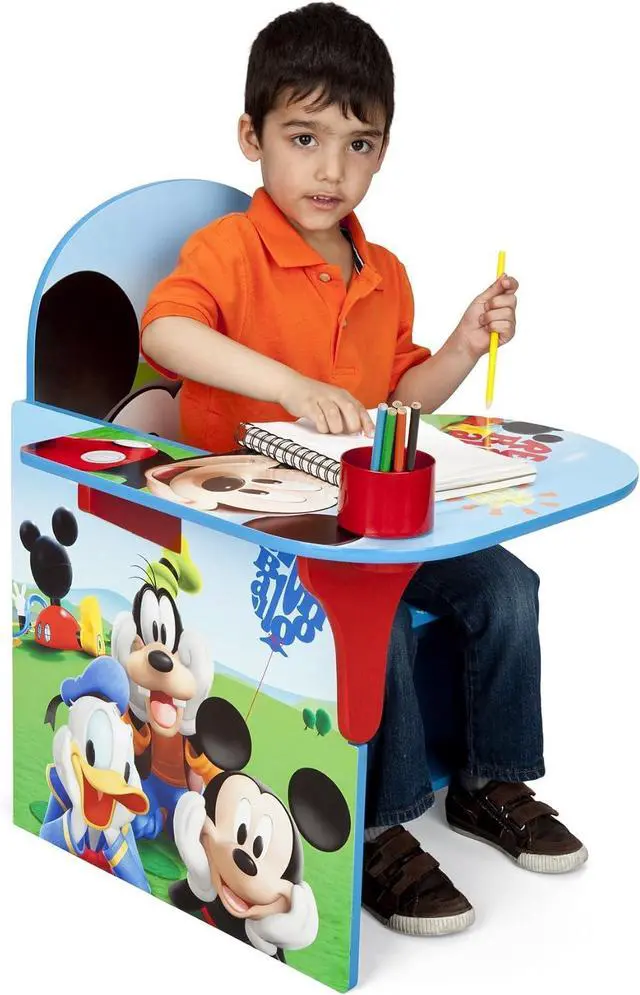 Alt view image 2 of 5 - Delta Children Chair Desk With Storage Bin, Disney Mickey Mouse