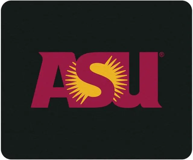 Alt view image 7 of 7 - Mouse Pad, Fabric, Arizona State University Standard/Floral Pink