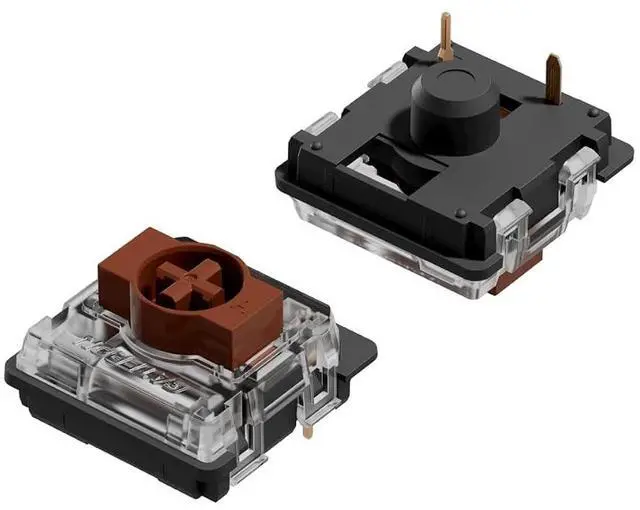 Main image of Ranked Gateron ks-27 Low Profile Key Switches for Mechanical Gaming Keyboards | Plate Mounted (Gateron Brown, 65 Pcs)