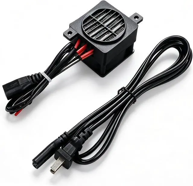 Main image of PTCYICU PTC Fan Heater 200W 110V, Ceramic Fast-Heating Element with Plug | Energy Saving Constant Temperature Thermistor Insulation PTC Car Auto Air Heater Tool for Indoor Outdoor Small Room Use, 60mm