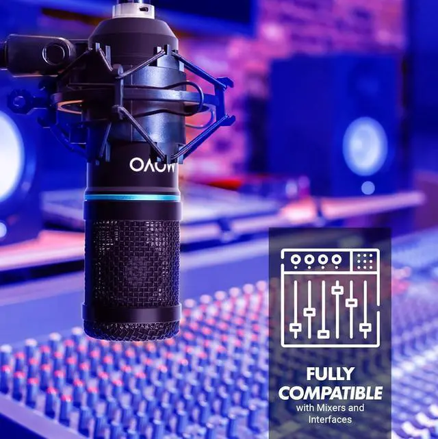 Alt view image 6 of 7 - Movo PodPak Podcast Equipment Bundle with XLR Condenser Microphone, Articulating Scissor Arm, and Pop Filter - XLR Mic for Podcasting, Streaming, YouTube, Music, ASMR - Content Creator Studio Mic