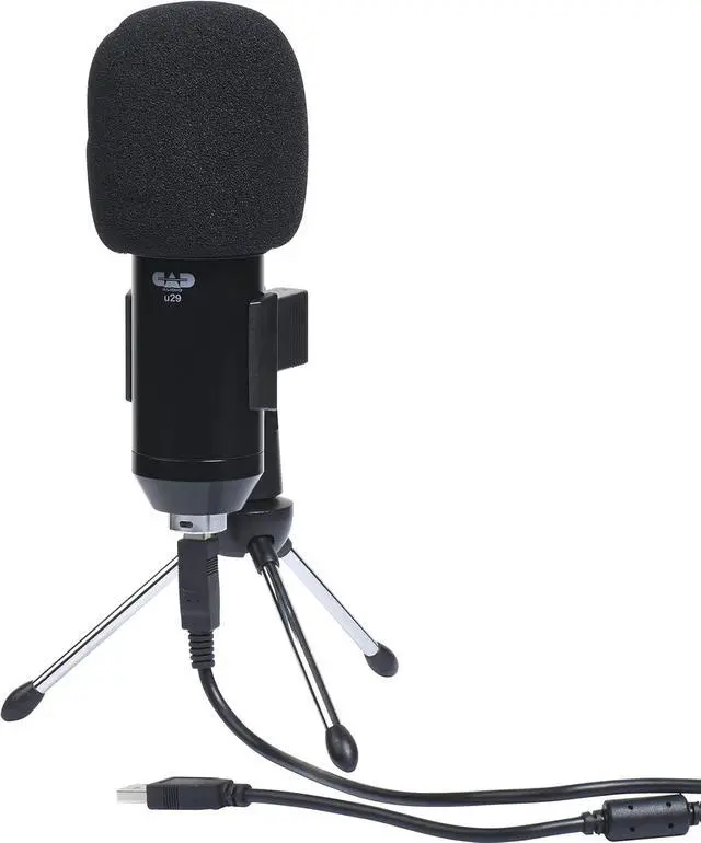 Alt view image 4 of 5 - CAD Audio U29 USB Large Format Side Address Studio Microphone