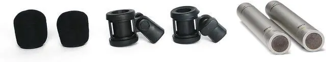 Alt view image 5 of 7 - SAMSON C02 Pencil Condenser Microphones | Supercardioid stereo pair with XLR connector and shock mounts for recording, performance and instrument miking