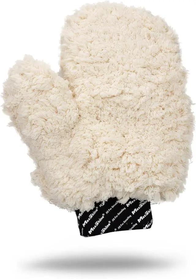 Main image of Maxshine Universal Ultra-Plush Microfiber Car Wash Mitt with Thumb Super Absorbent, Ultra-Soft Wash Mitt for Scratch-Free Car Washing Comfortable, Washable & Reusable Mitt for Auto Detailing