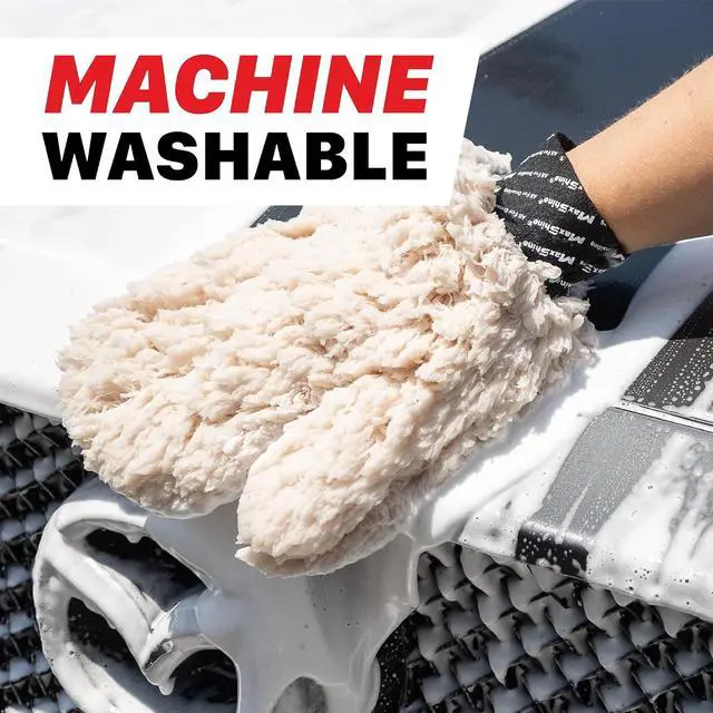 Alt view image 7 of 7 - Maxshine Universal Ultra-Plush Microfiber Car Wash Mitt with Thumb Super Absorbent, Ultra-Soft Wash Mitt for Scratch-Free Car Washing Comfortable, Washable & Reusable Mitt for Auto Detailing